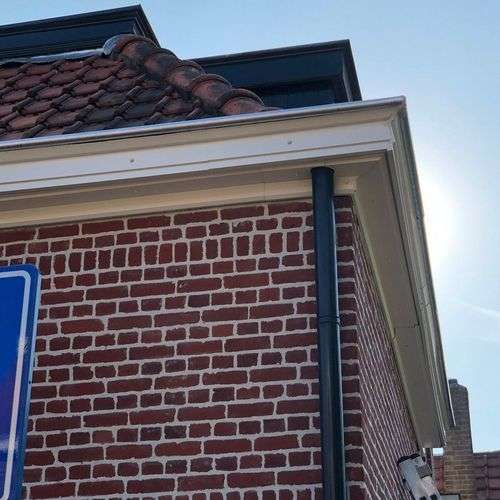 Foto van dakgoot in Leerdam